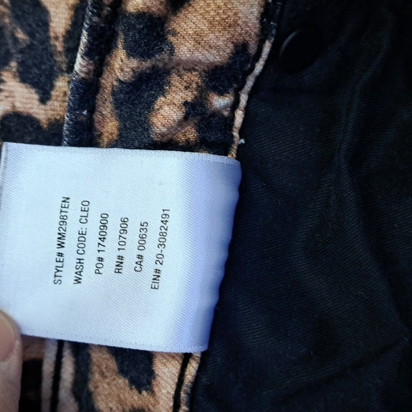 Hudson Nico Cigarette jeans in Cleo Leopard print sz28 - Picture 6 of 13